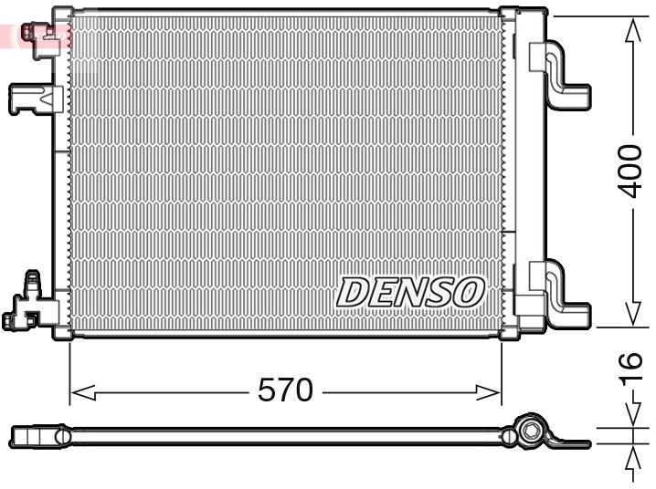DCN20001 Denso Конденсатор