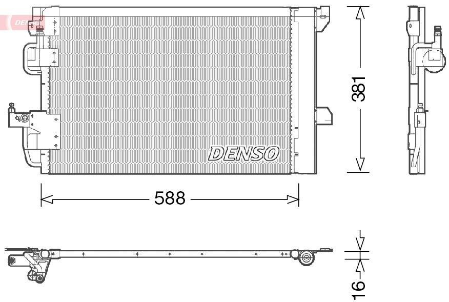 DCN20007 Denso Конденсатор