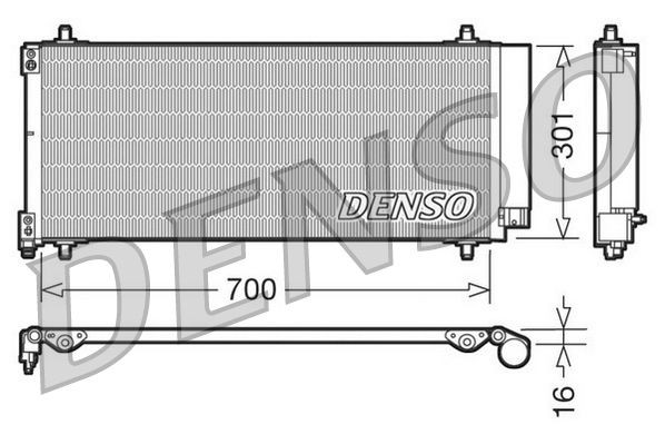 DCN21027 Denso Конденсатор