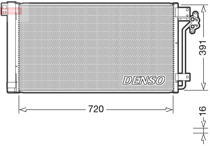 DCN32020 Denso Конденсатор
