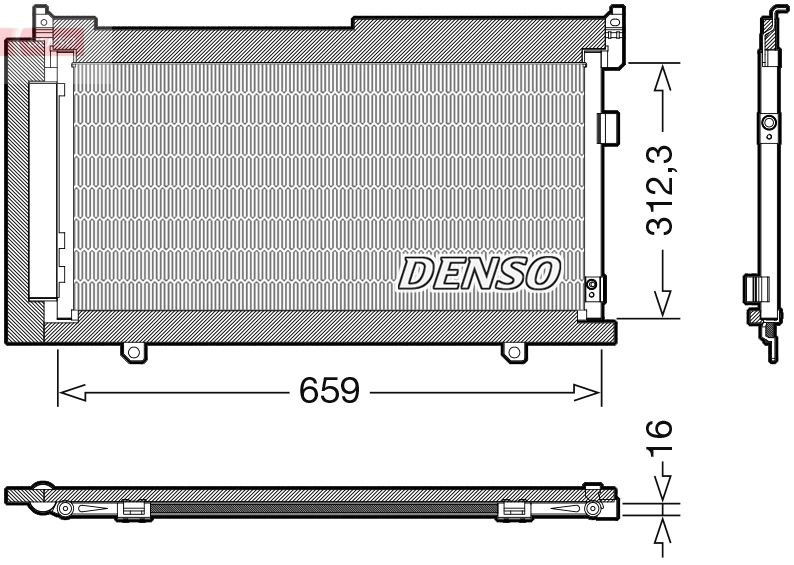 DCN36006 Denso Конденсатор