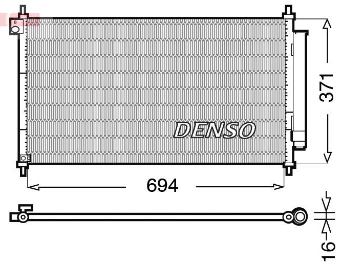 DCN40012 Denso Конденсатор