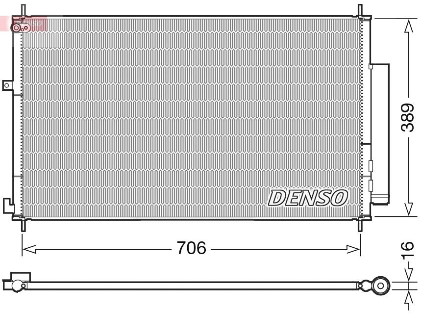 DCN40024 Denso Конденсатор