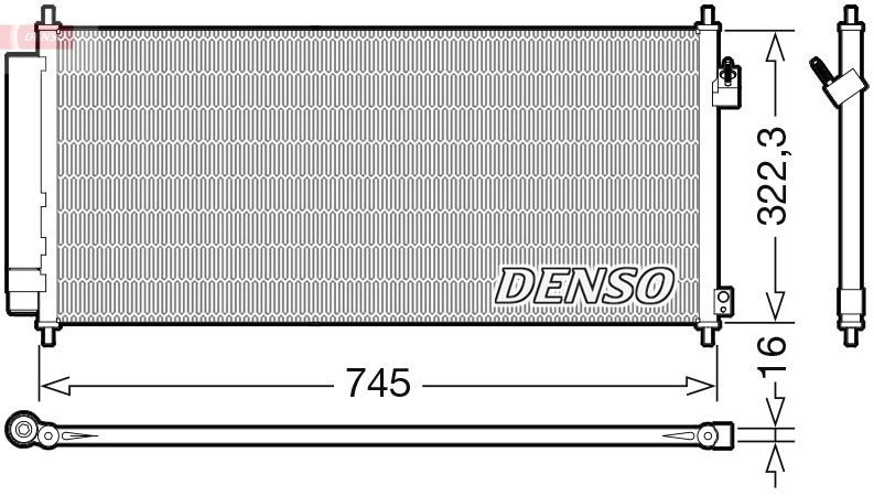 DCN40026 Denso Конденсатор