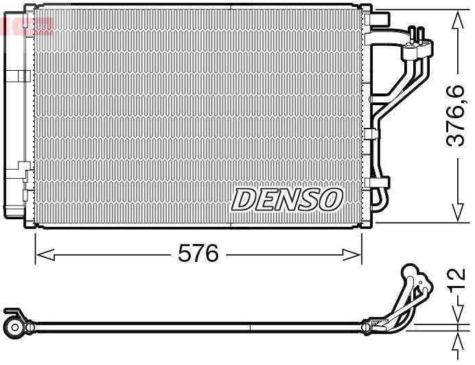 DCN41010 Denso Конденсатор