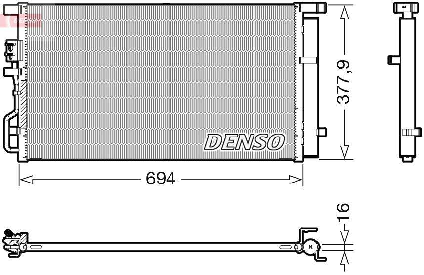 DCN41019 Denso Конденсатор