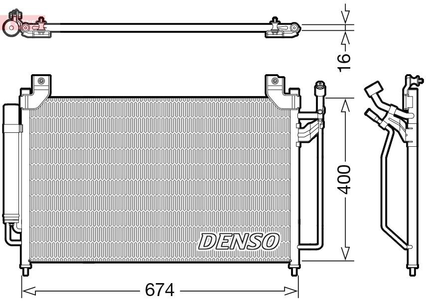 DCN44013 Denso Конденсатор