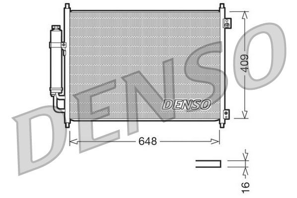 DCN46001 Denso Конденсатор