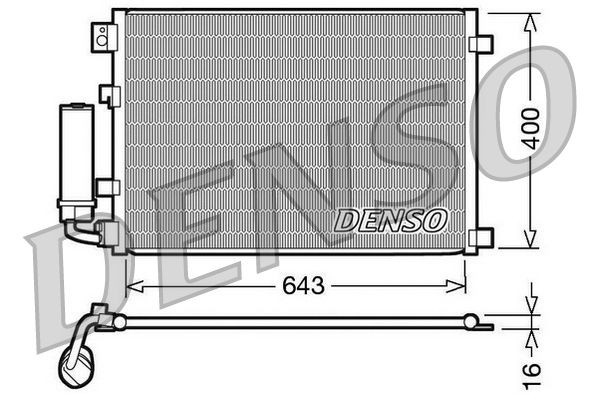 DCN46002 Denso Конденсатор