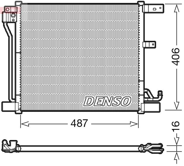 DCN46018 Denso Конденсатор