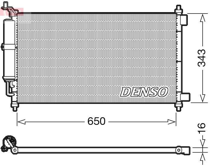 DCN46020 Denso Конденсатор