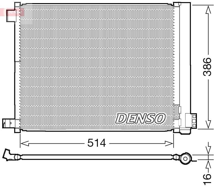 DCN46022 Denso Конденсатор