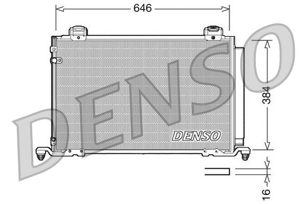 DCN50026 Denso Конденсатор