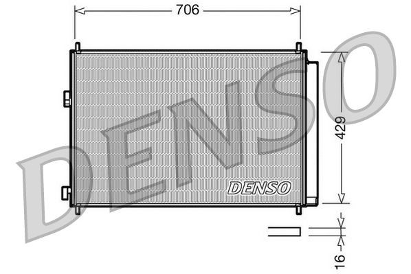 DCN50030 Denso Конденсатор