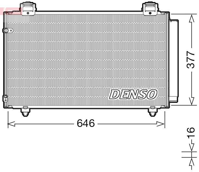 DCN50043 Denso Конденсатор