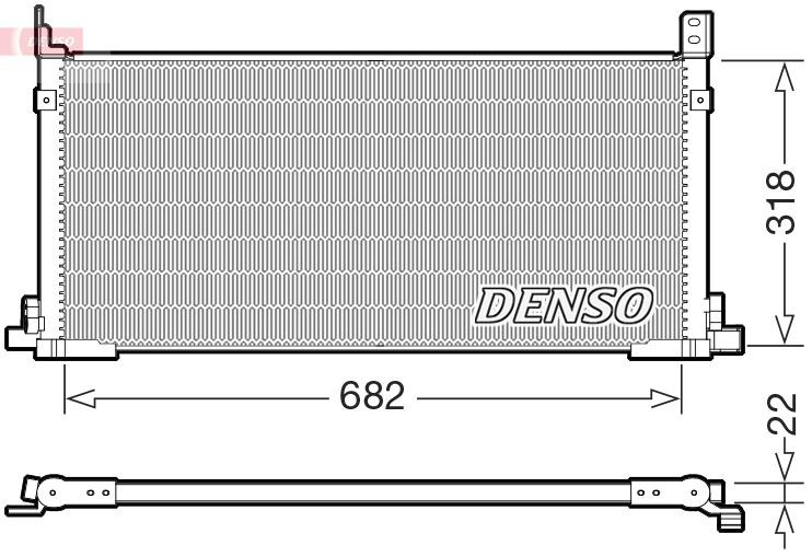 DCN50135 Denso Конденсатор