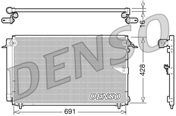 DCN51008 Denso Конденсатор