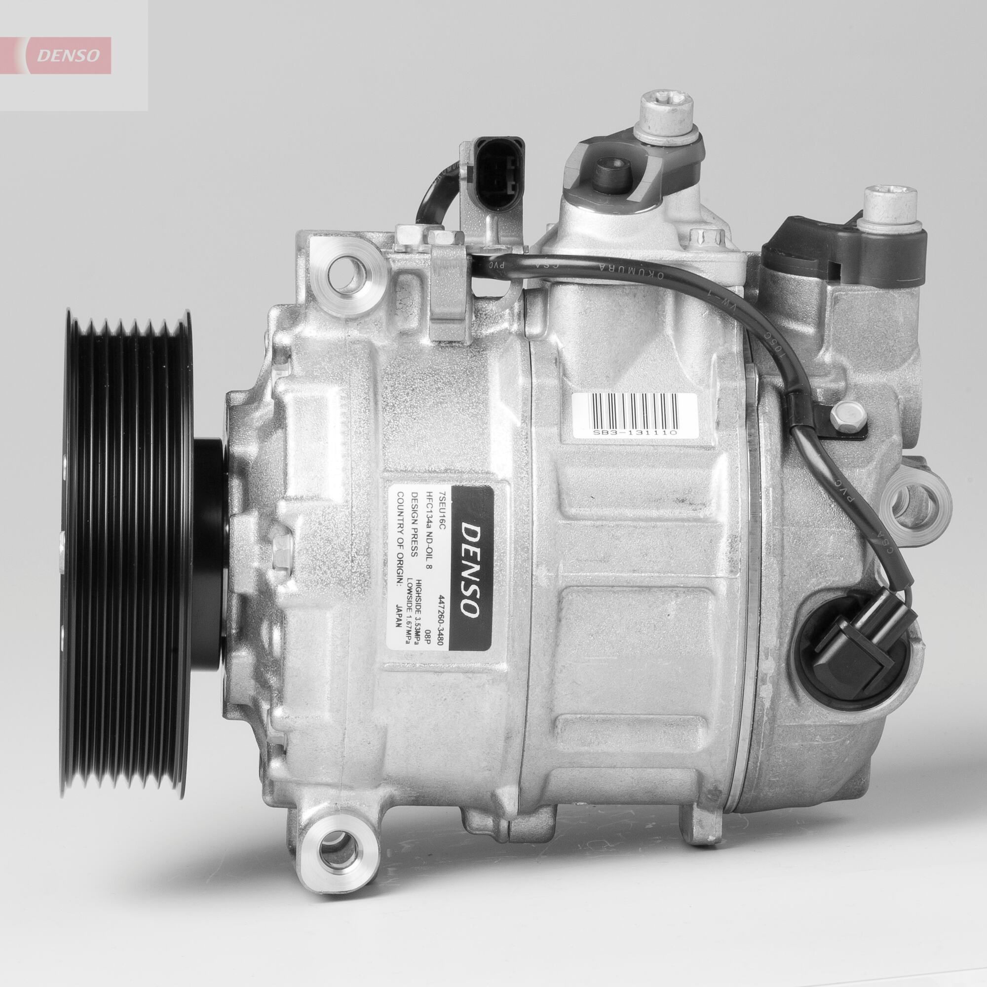 Компресор кондиціонера DCP02009 Denso