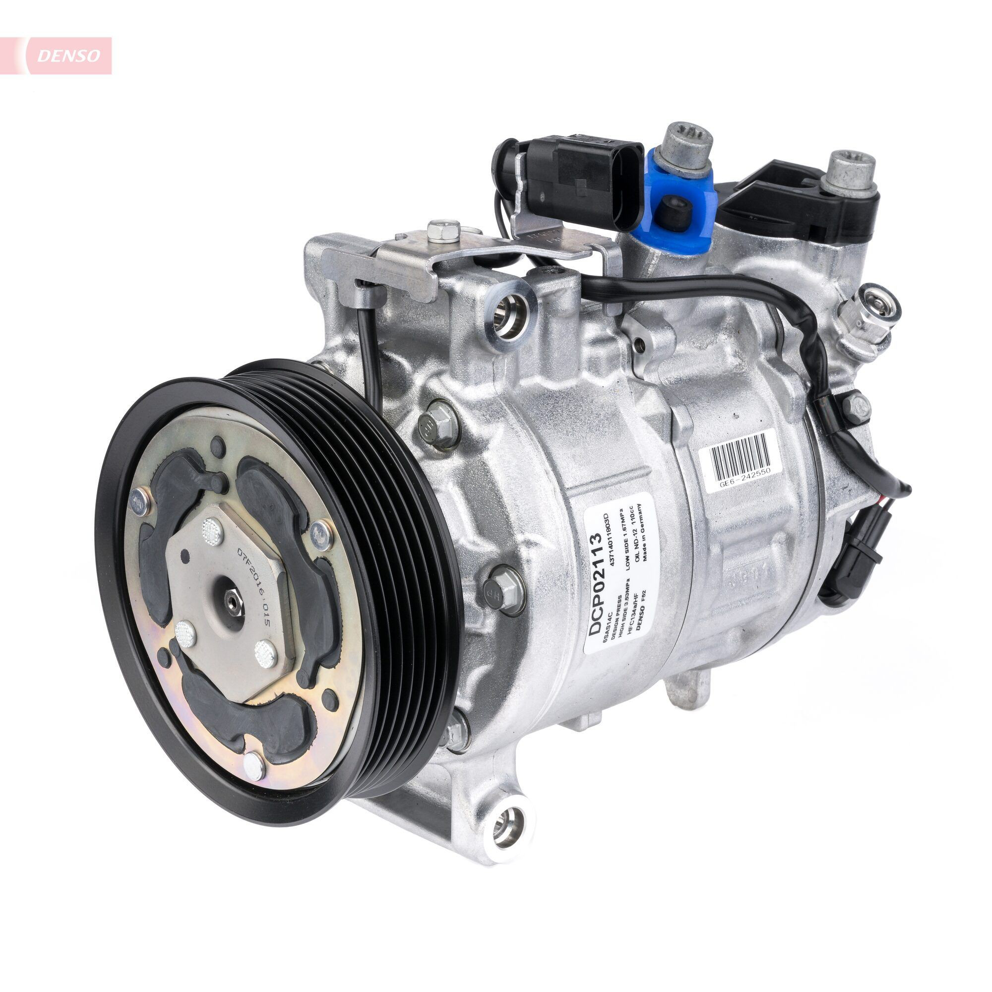 Компресор кондиціонера DCP02113 Denso