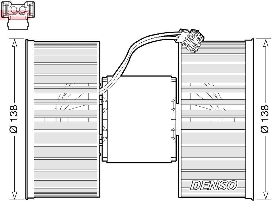 DEA05006 Denso Електромотор пічки