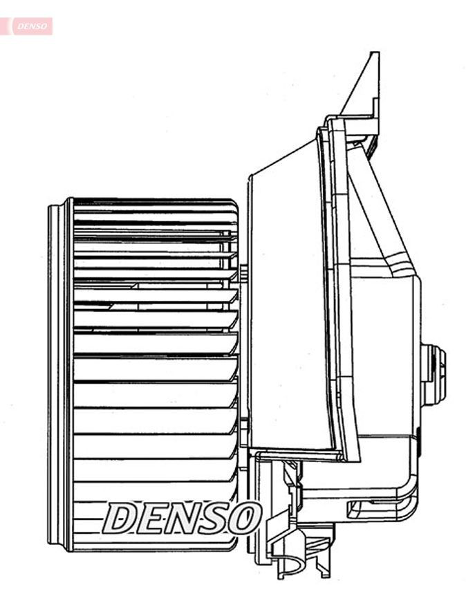 Двигун вентилятора пічки (обігрівача салону) Denso DEA09203 ціна, від 55.09 USD