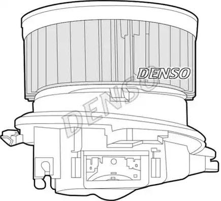 Двигун вентилятора пічки (обігрівача салону) Denso DEA21007 ціна, від 50.66 USD