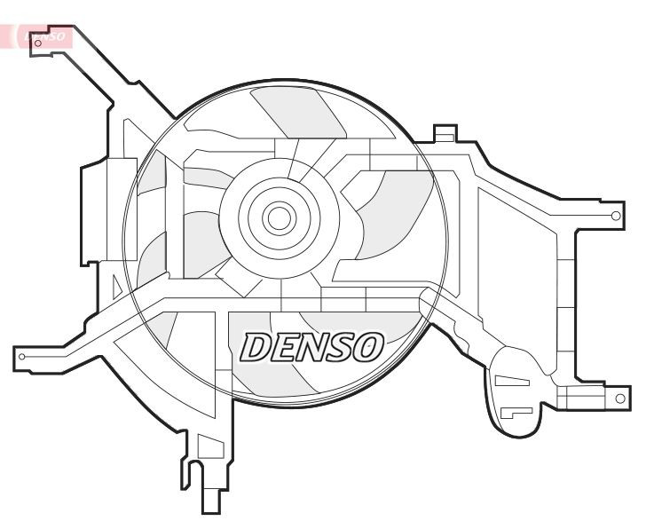 DER37002 Denso Електровентилятор радіатора
