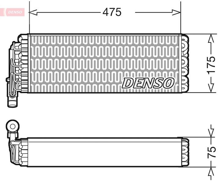 DEV12003 Denso Охолоджувач повітря