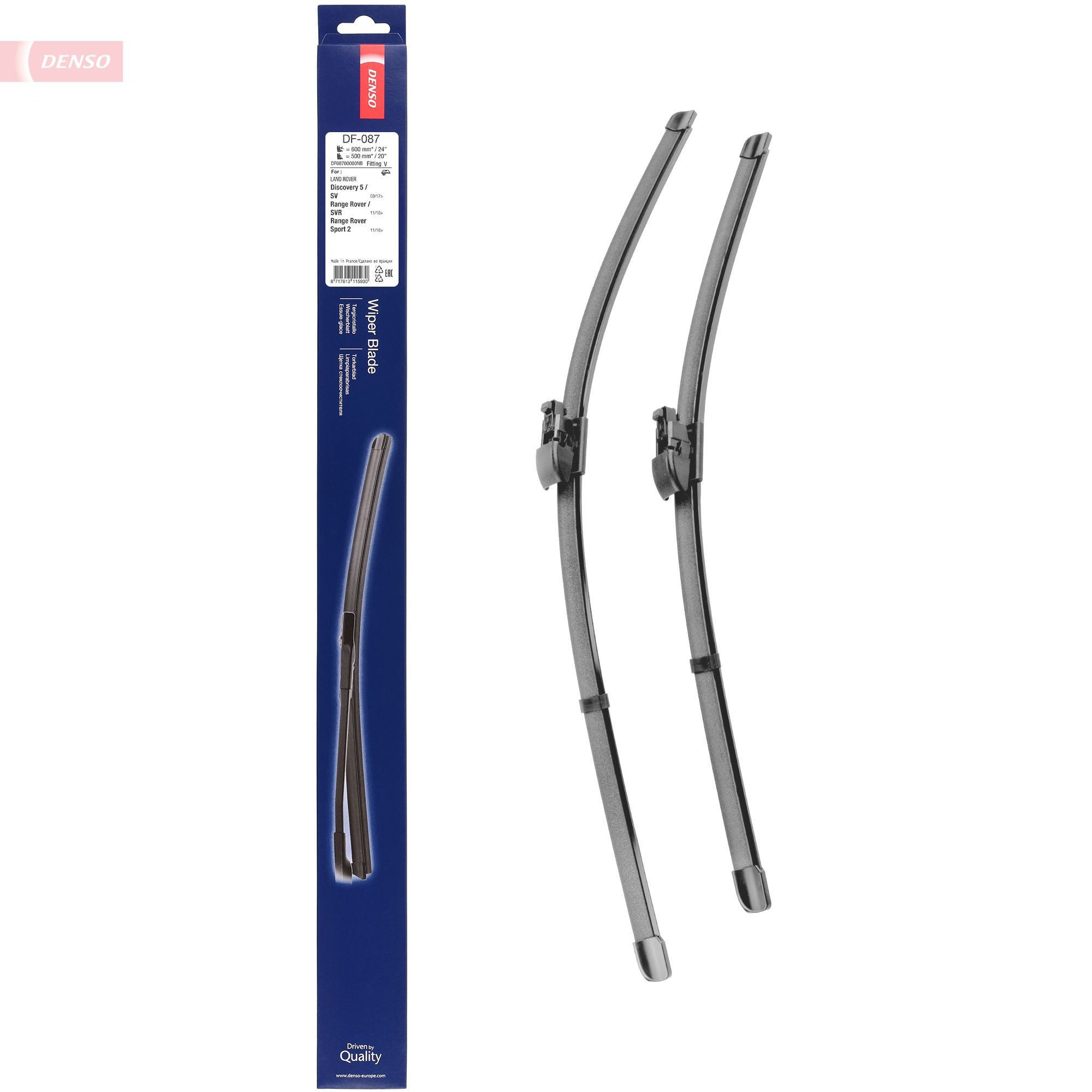 Щітка-двірник лобового скла, комплект з 2-х шт. Denso DF087 ціна, від 25.17 USD