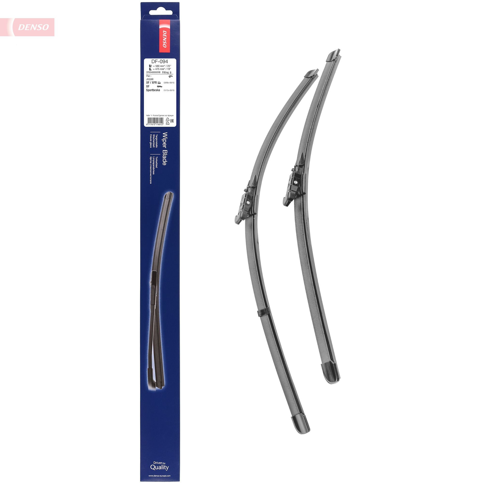 Щітка-двірник лобового скла, пасажирська Denso DF094 ціна, від 32.24 USD