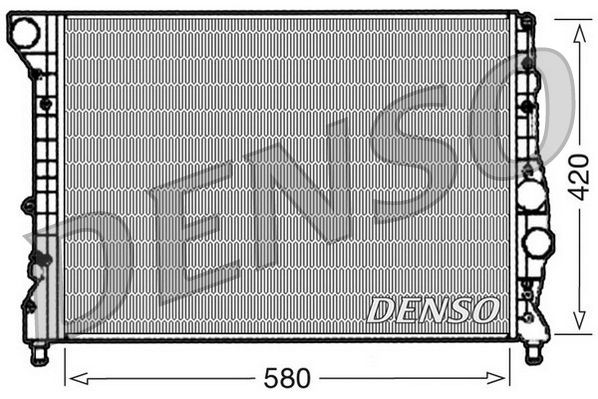 DRM01001 Denso Радіатор охолодження двигуна