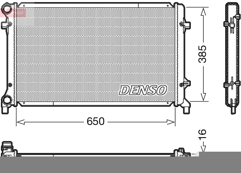 DRM02014 Denso Радіатор охолодження двигуна