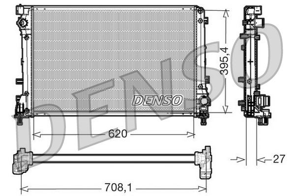 Радіатор основний Denso DRM09163 ціна, від 91.55 USD