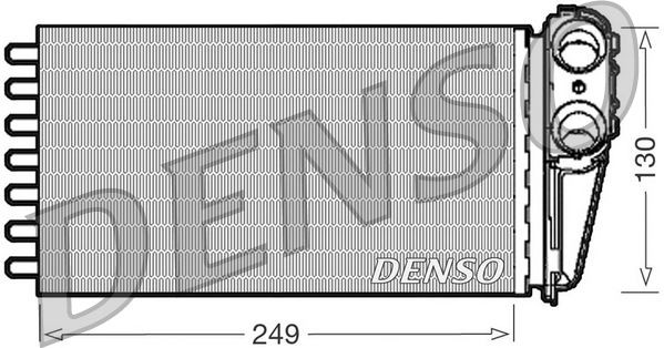 DRR21001 Denso Радіатор опалювача салону