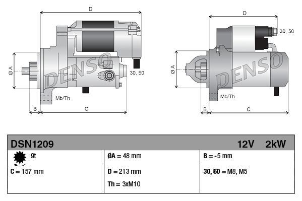 Купити DSN1209 Denso Стартер