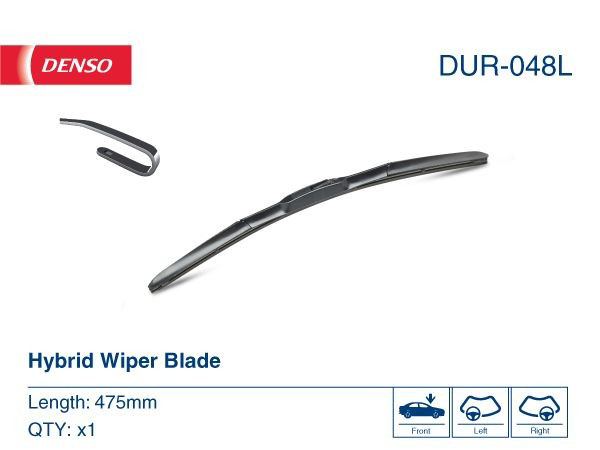 Щітка-двірник лобового скла, пасажирська Denso DUR048L ціна, від 12.39 USD