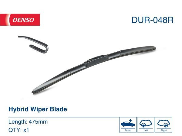 Щітка-двірник лобового скла, пасажирська Denso DUR048R ціна, від 10.78 USD