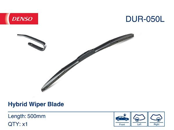 Щітка-двірник лобового скла, пасажирська Denso DUR050L ціна, від 14.33 USD