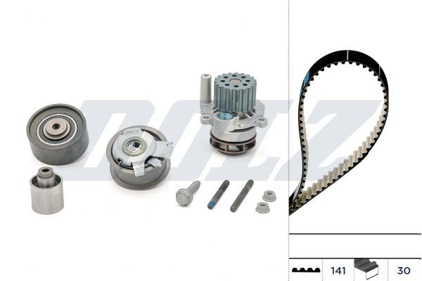 Комплект ГРМ Dolz KD047 ціна, від 158.01 USD