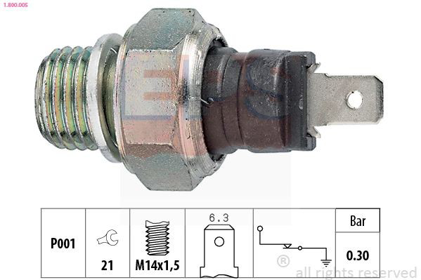 3100759 Volvo Датчик показника тиску масла