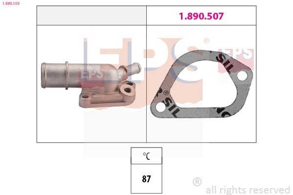 Корпус термостата в зборі на Fiat Punto I 176