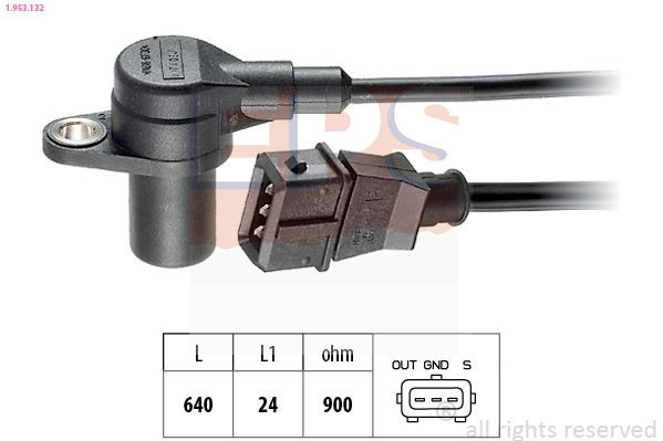 Датчик обертів колінвалу Bosch 261210163 ціна, від 25.34 USD