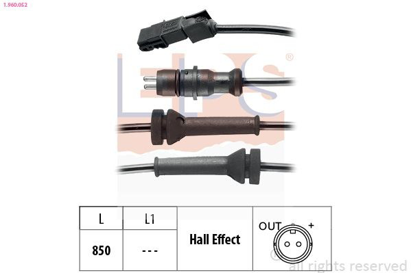 Датчик АБС (ABS) задній Magneti Marelli MWSS073