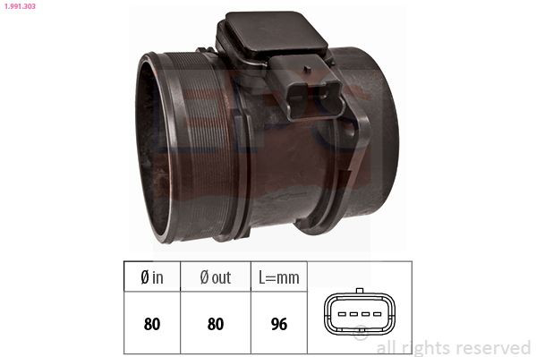 Датчик масової витрати повітря Magneti Marelli AMMQ19760 ціна, від 38.90 USD