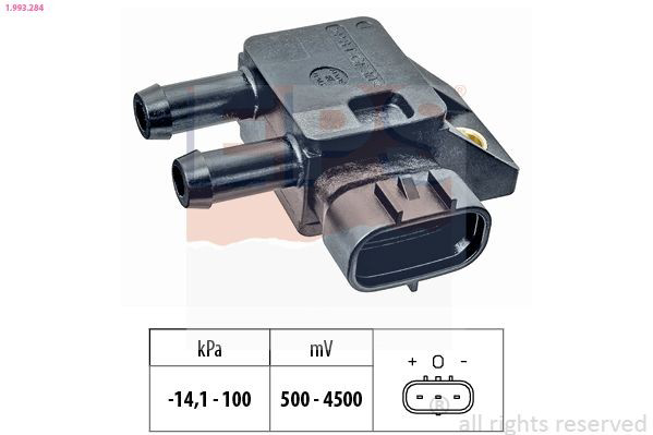 1993284 EPS Датчик тиску вихлопних газів