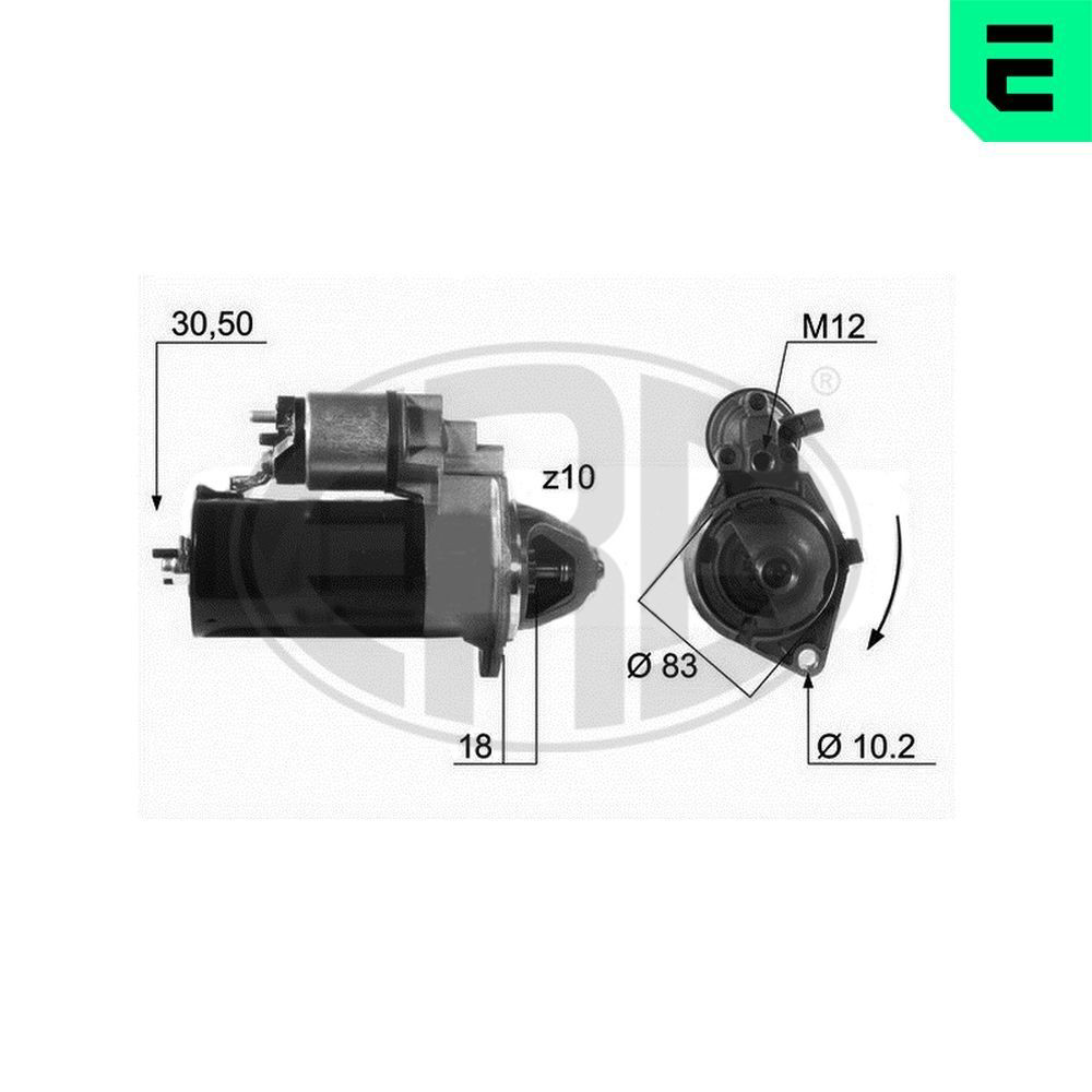 Стартер ERA 220132A ціна, від 36.60 USD