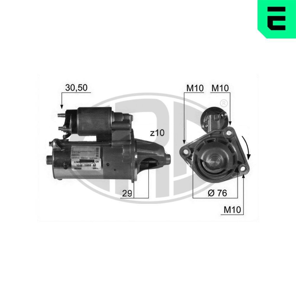 Стартер ERA 220172A ціна, від 33.78 USD