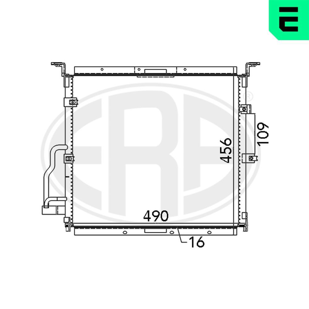 Конденсатор кондиціонера ERA 667125 ціна, від 77.82 USD
