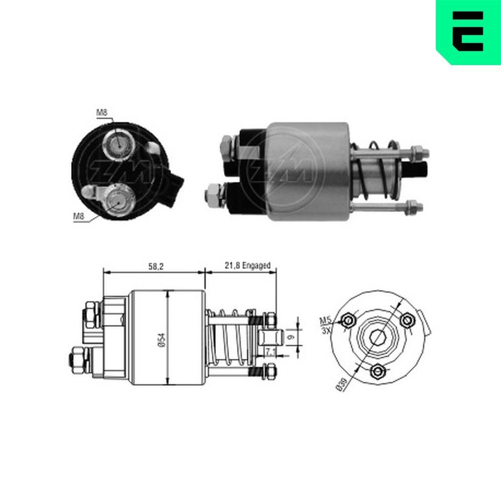 Втягуюче стартера ERA ZM397
