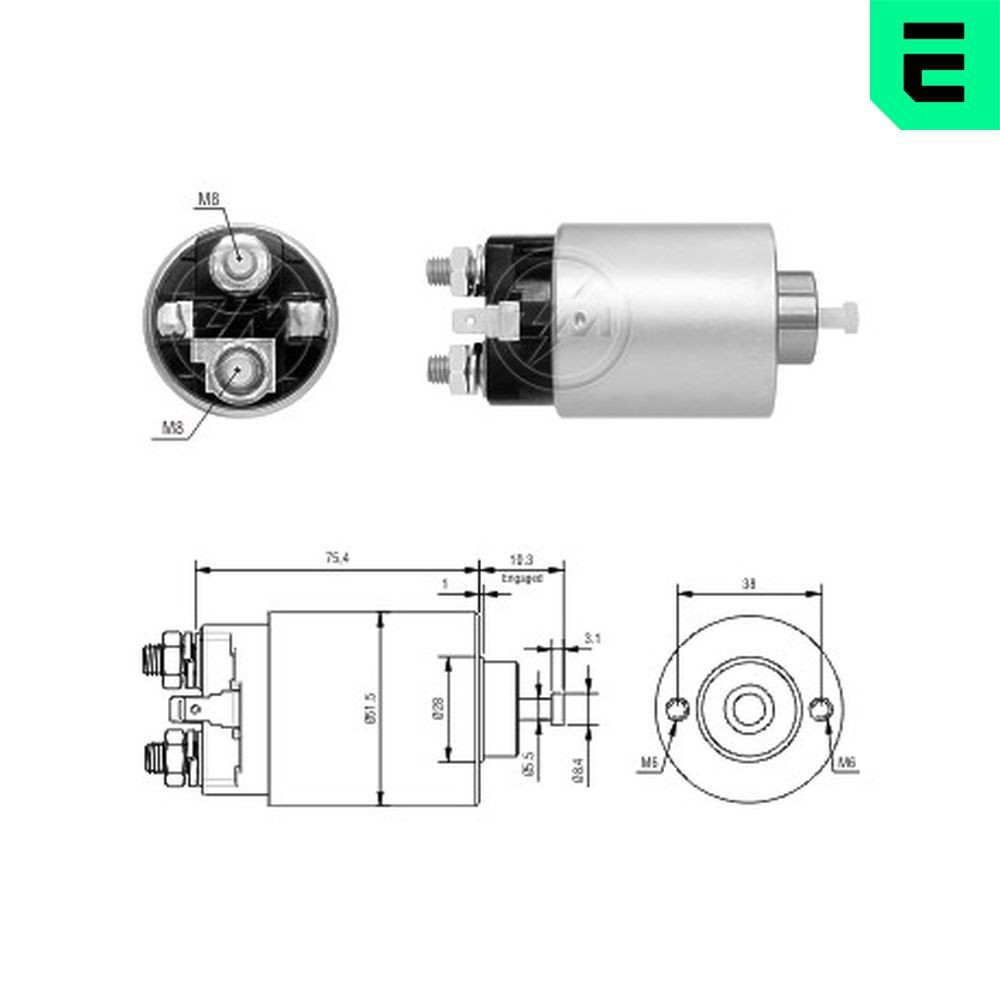 Контактор ERA ZM6698 ціна, від 27.54 USD
